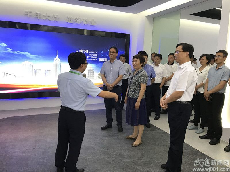 山东省平原县党政代表团考察武进区