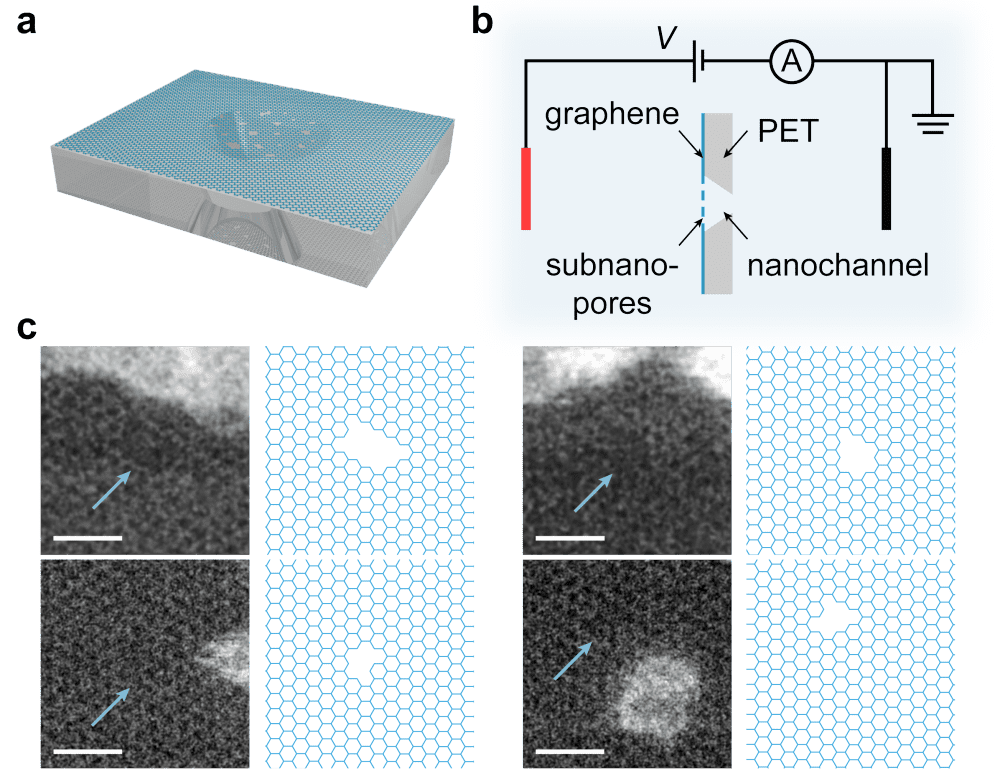 物理学院薛建明课题组与合作者在基于离子束制备的可调离子选择性纳米通道研究中取得重要进展