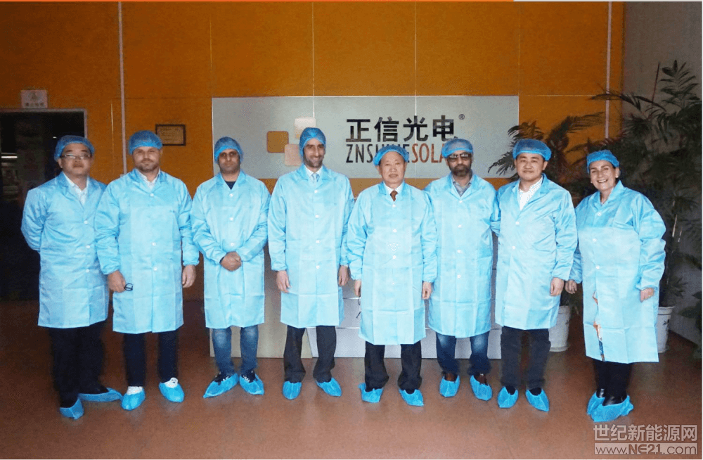 正信光电与迪拜DEWA签订100MW组件供货协议