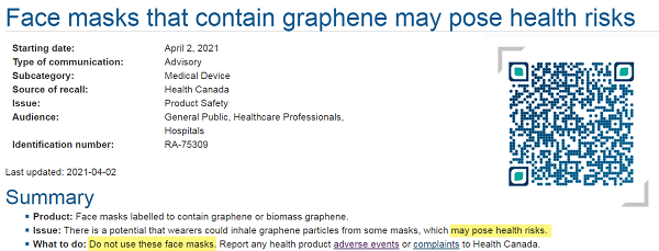 石墨烯口罩下架：从实验室走向货架的刹车闸！
