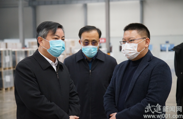 戴士福调研企业复工情况