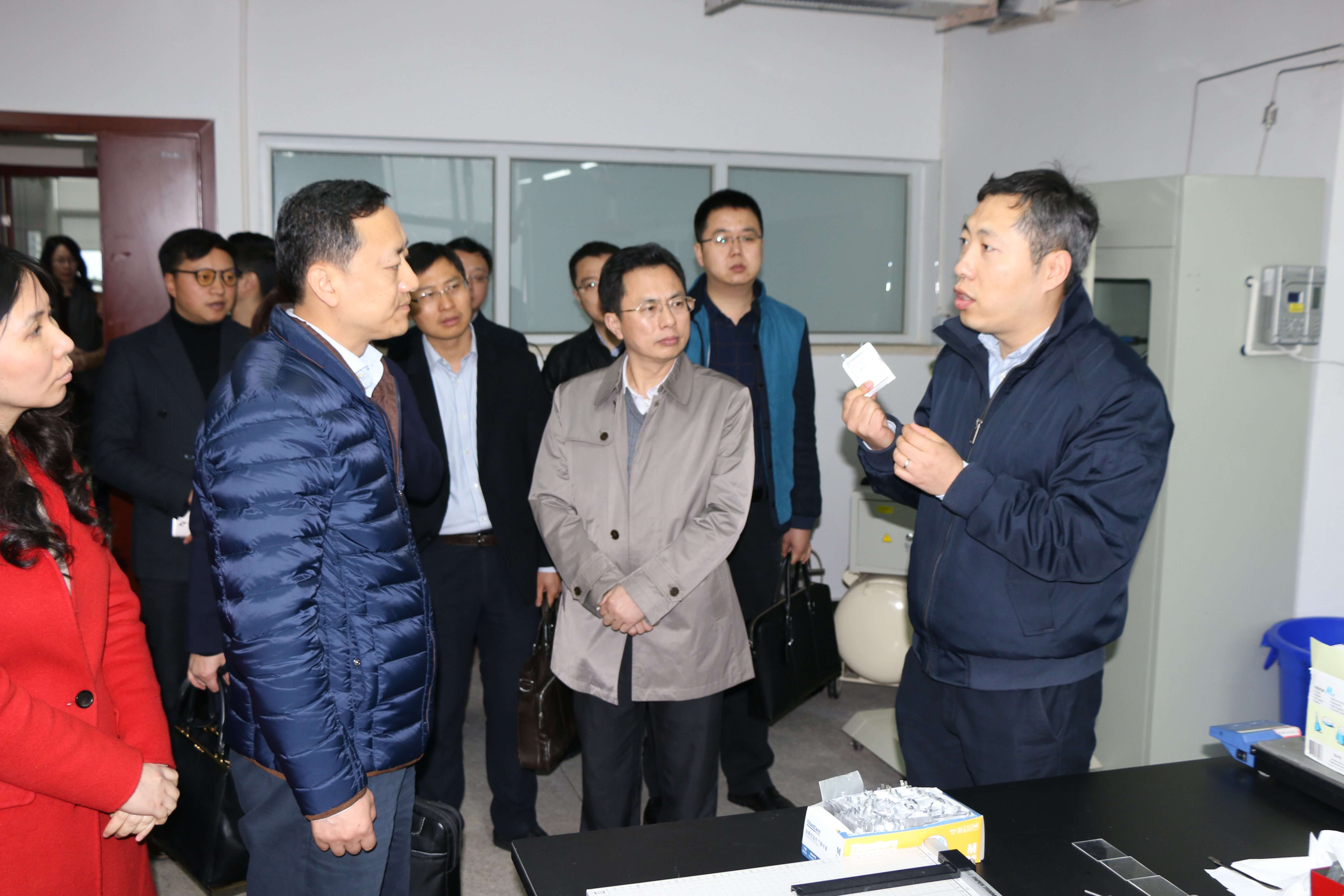 重庆市科委、重庆科技金融集团有限公司领导到我司调研指导工作