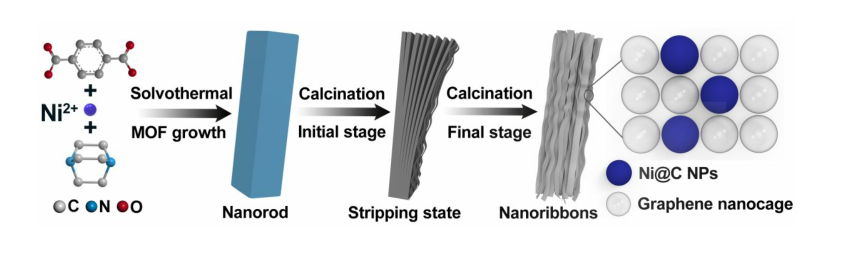 Nano Letters：石墨烯纳米笼的纳米带超结构用于高效电催化HER