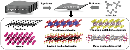 AM: 原子耦合2D无机和石墨烯纳米片作为多种功能性纳米杂化物的多功能结构单元的协同优势