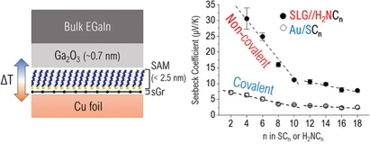 Adv Mater：单层石墨烯非共价连接改善器件的热电Seebeck效应