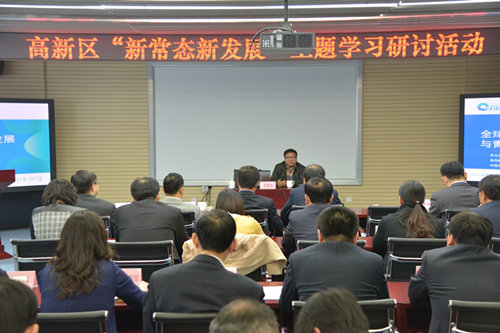 石墨烯联盟秘书长应邀出席高新区“新常态新发展”主题学习研讨活动