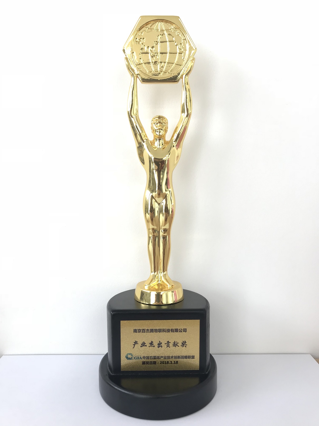 南京百杰腾物联科技有限公司获得2017石墨烯产业杰出贡献奖