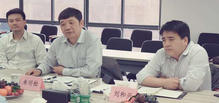 云天化集团副董事长朱明松一行莅临广东墨睿科技有限公司参观调研