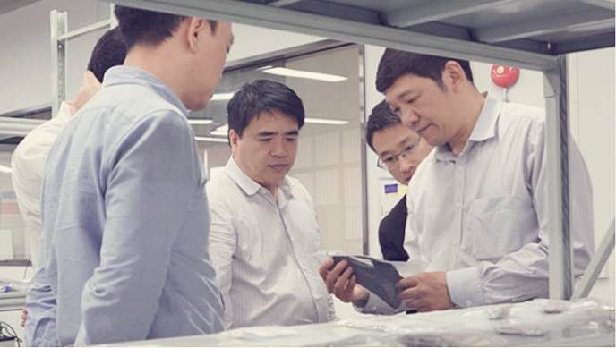 云天化集团副董事长朱明松一行莅临广东墨睿科技有限公司参观调研