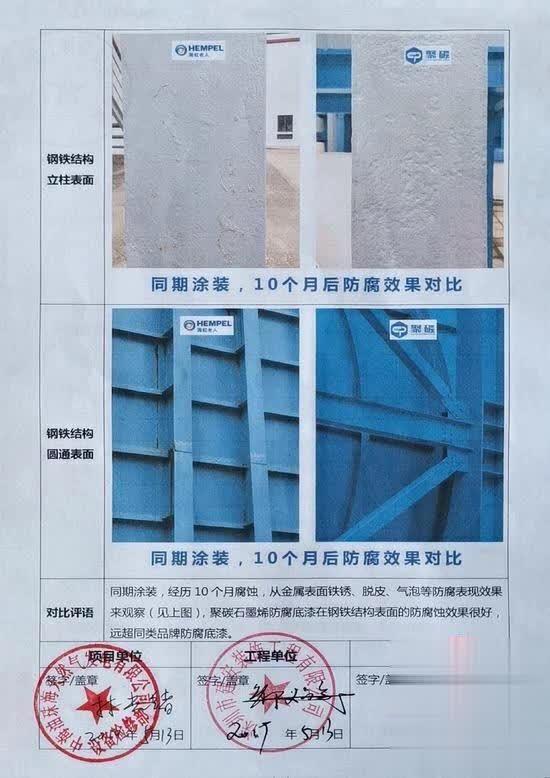 嘉宝莉石墨烯重防腐涂料首次获得应用，性能超越国际品牌