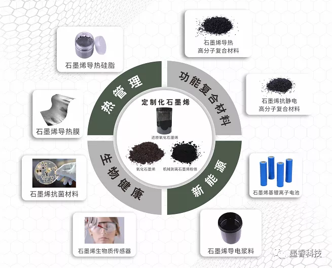 全国政协副主席、九三学社中央常务副主席邵鸿听取墨睿科技董事长蔡金明介绍石墨烯导热膜产品