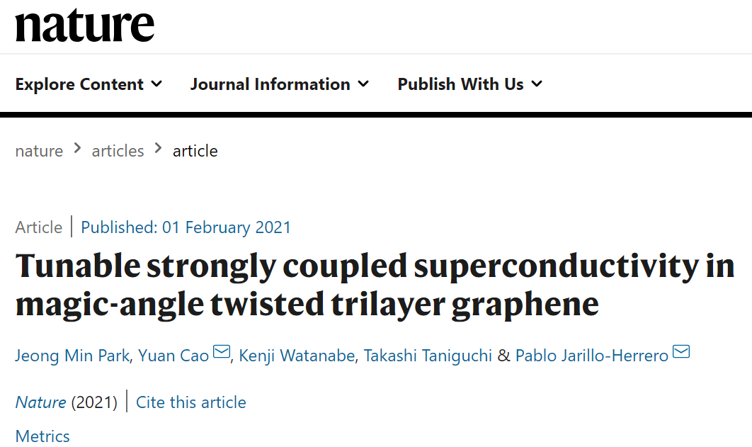 解读MIT曹原发表的第五篇Nature：不是两层是三层，或掀起石墨烯研究新热潮