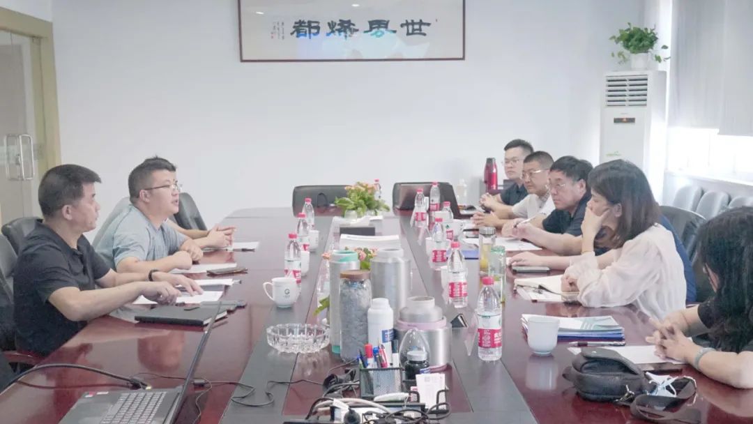 泰安市政协副主席、市特色金属材料产业链副链长张步军一行，泰安市泰山区副区长张明强一行莅临高烯科技调研指导!