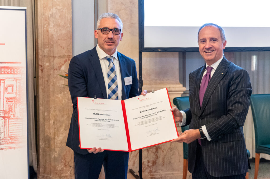 BeDimensional 获得 Mercurio 2022 年度初创企业特别表彰