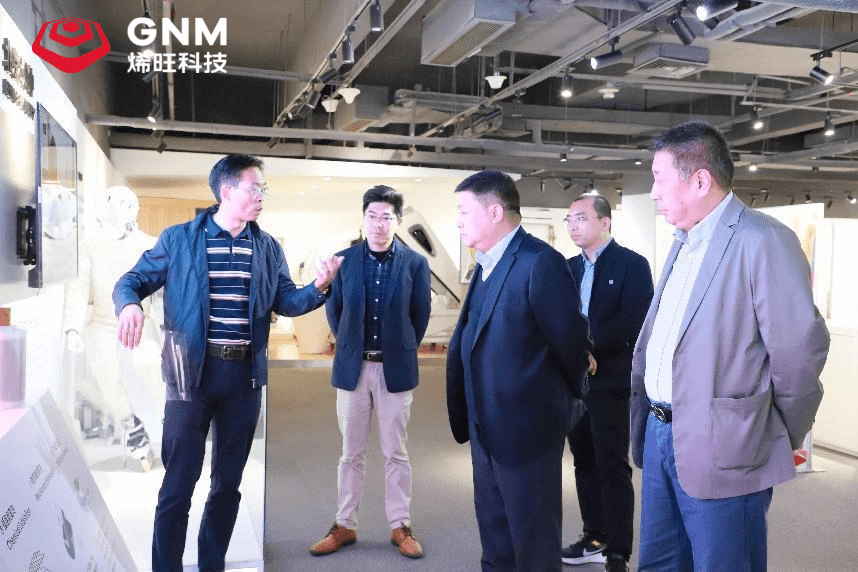 新材料协会领导一行走访烯旺科技，就石墨烯科技创新发展深入交流