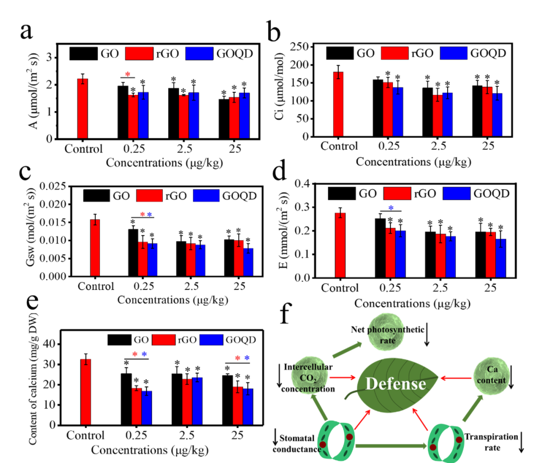 Environmental Science & Technology｜多组学与常规分析鉴定石墨烯基纳米材料的植物毒性和防御机制