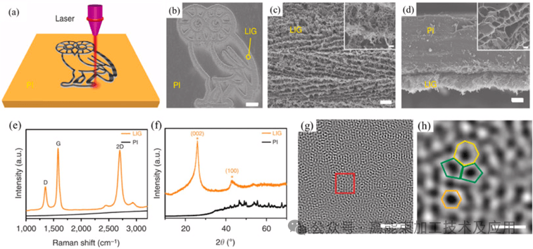 激光诱导石墨烯的制备