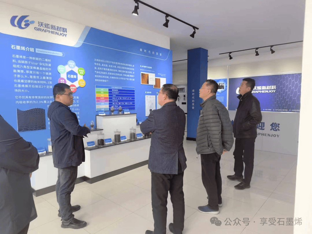 欢迎山东省住建厅建设科技与产业化中心各位领导来到沃烯公司进行交流指导