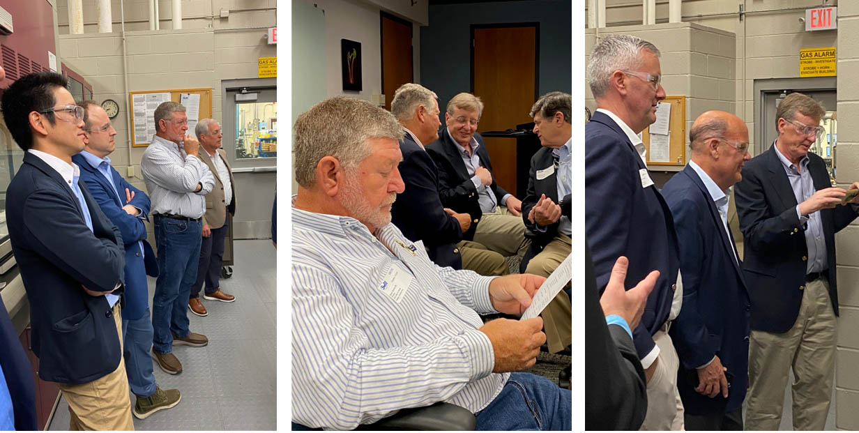 Avadain的主要利益相关者讨论第一家试点工厂的时间安排