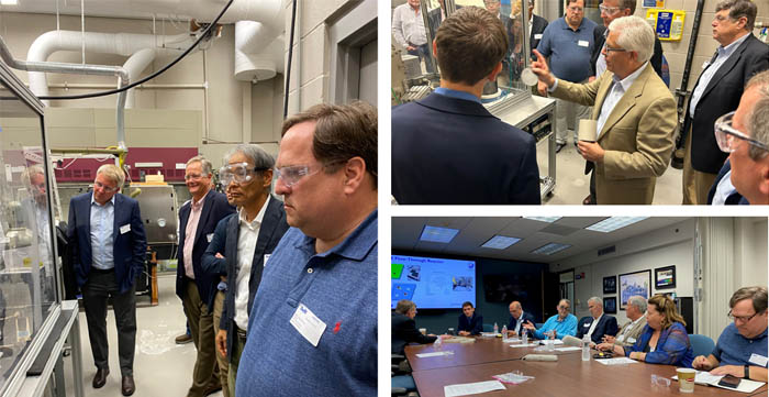 Avadain的主要利益相关者讨论第一家试点工厂的时间安排