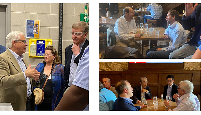 Avadain的主要利益相关者讨论第一家试点工厂的时间安排