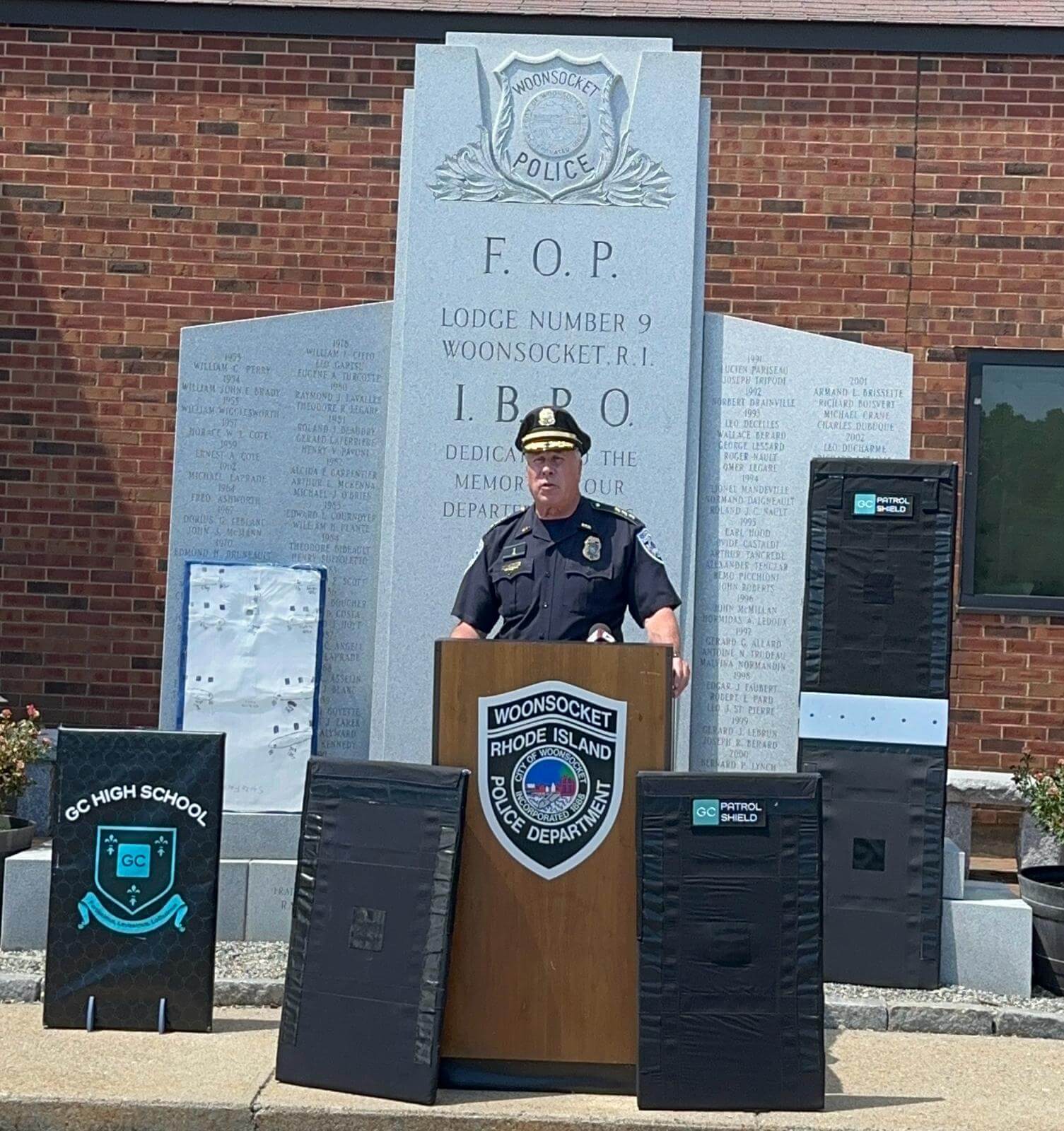 WOONSOCKET PD ARMORED WITH CUTTING-EDGE ULTRALIGHT BALLISTIC SHIELD
