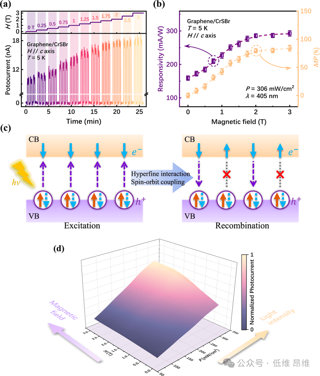 深圳大学ACS Nano：在邻近耦合CrSBr/石墨烯异质结中通过反常霍尔效应和磁-光响应揭示光磁耦合