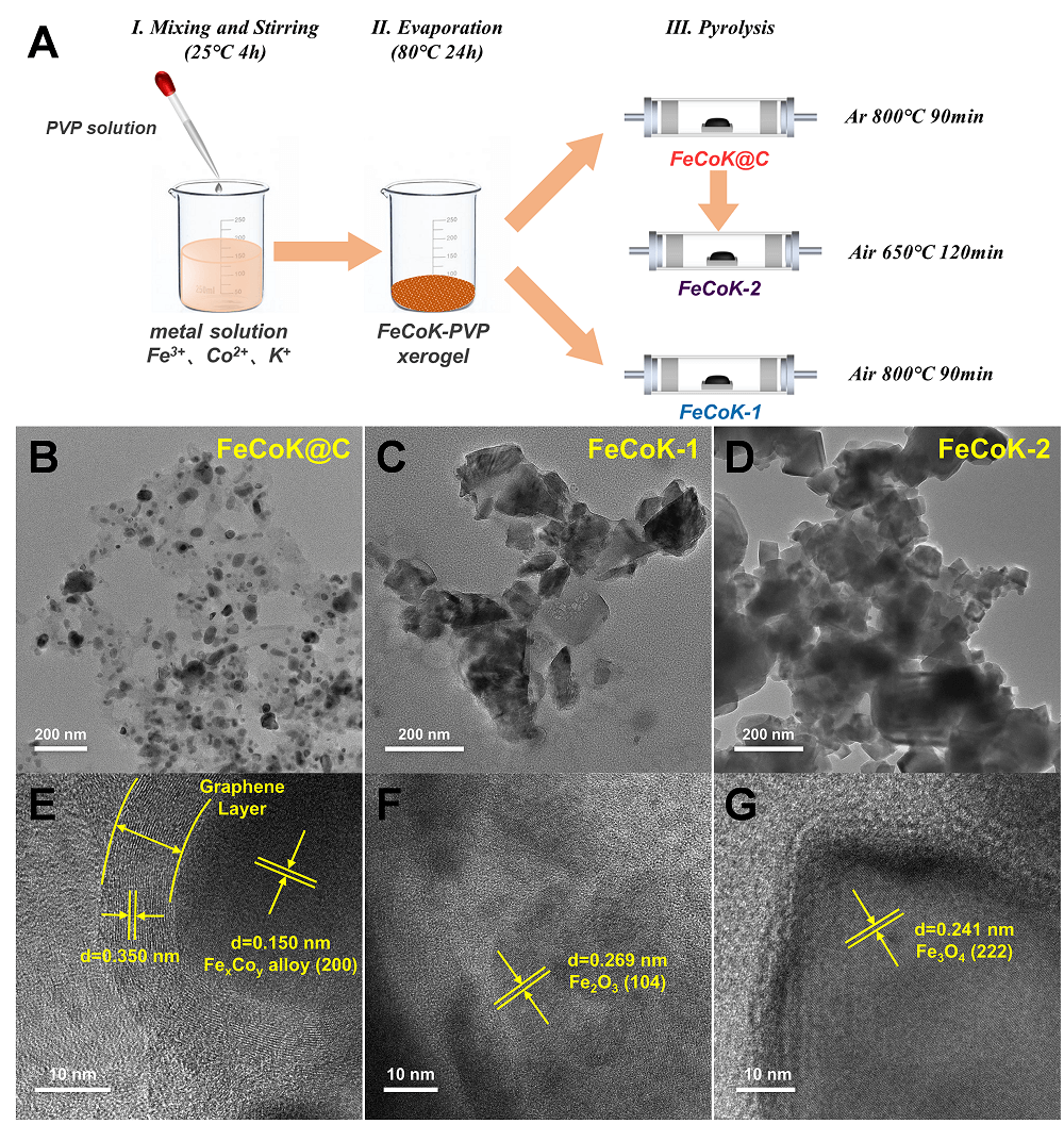 催化学报CJCatal：石墨烯层包覆铁钴合金的电子相互作用促进CO2高效加氢制低碳烯烃