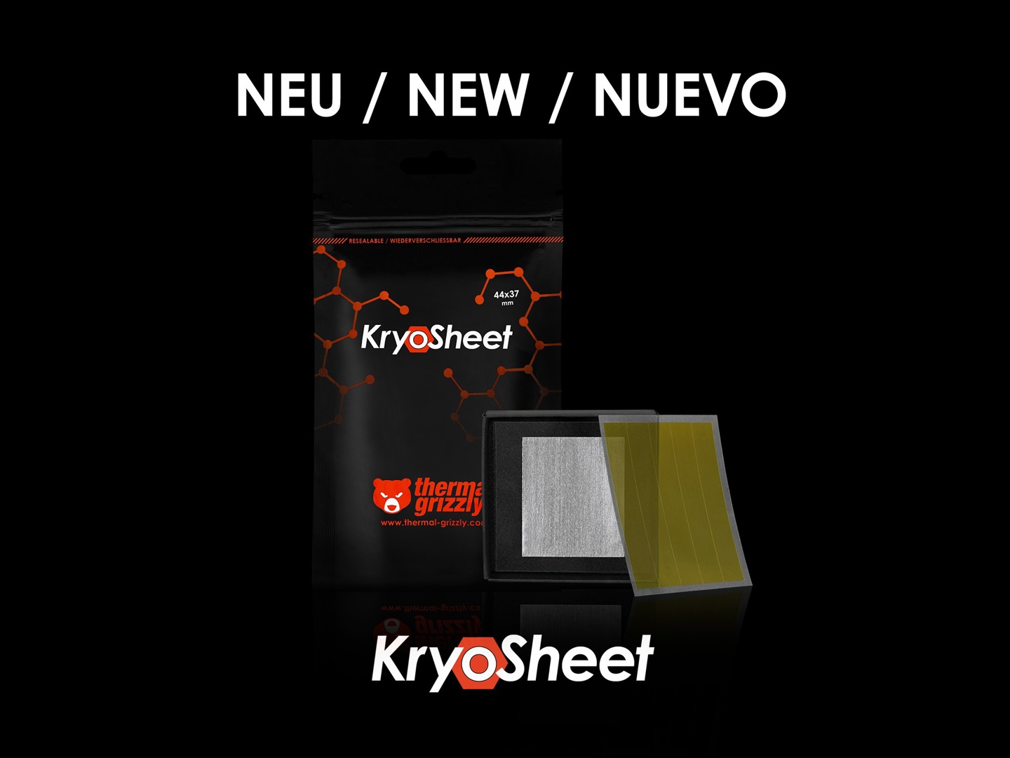 专为 RTX 5090 显卡而来，暴力熊推出 GB202 核心适用 KryoSheet 石墨烯导热垫