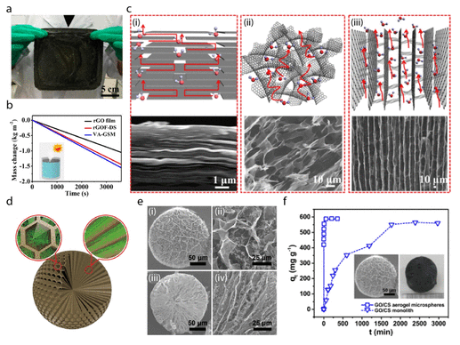 浙江大学《ACS AMI》：综述！冰模板石墨烯气凝胶的研究进展：制造、性能和应用