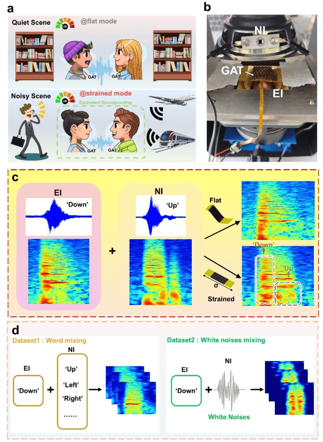 清华大学《CEJ》：受蜘蛛织网启发的石墨烯人工喉，用于人机交互和机器人听觉等