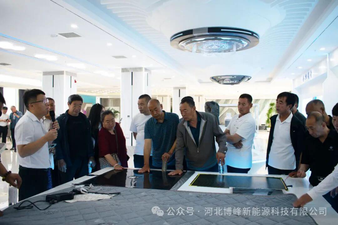 邢台内丘客户实地考察河北博峰，共探绿色采暖新未来