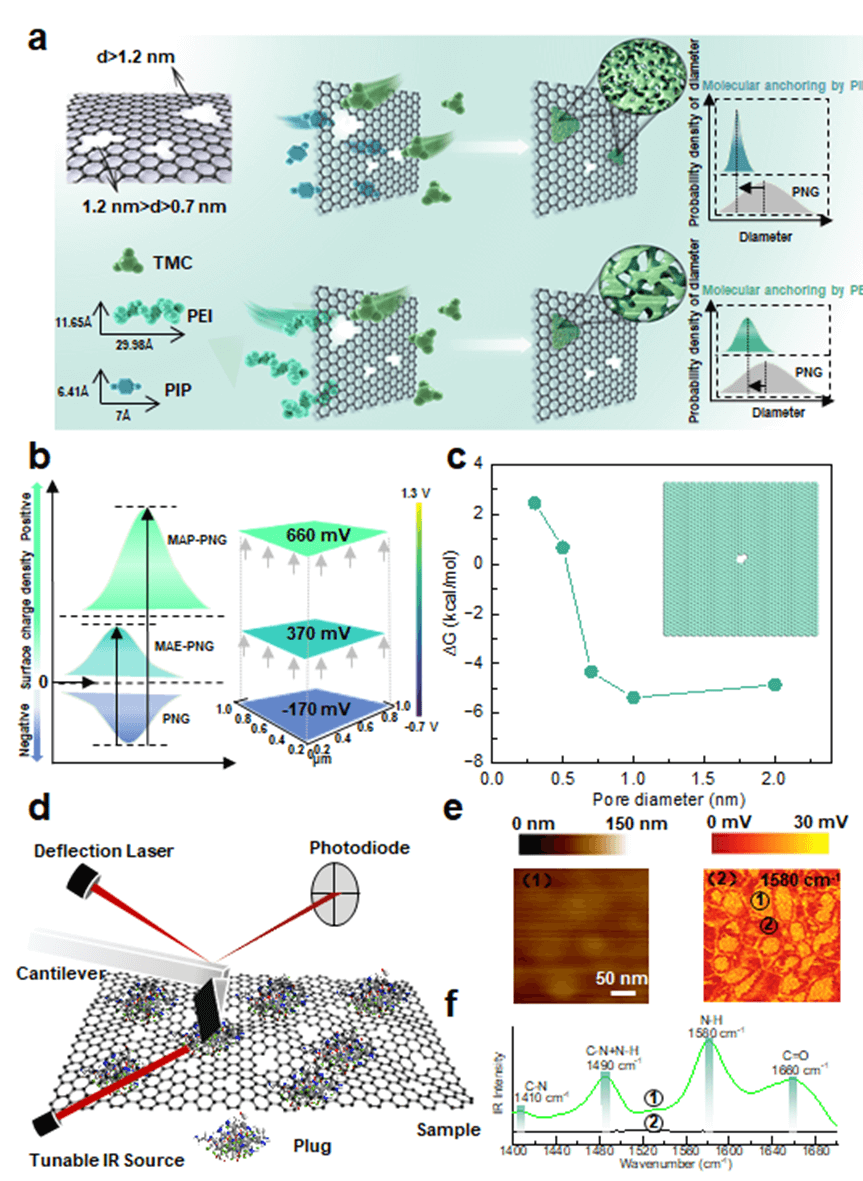 华中科技大学、比利时鲁汶大学、莫纳什大学合作《自然·通讯》：大面积单层多孔石墨烯膜精确回收锂！
