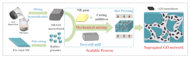 华南理工《POLYM ENG SCI‌》：通过工业兼容工艺选择性分散氧化石墨烯，用于高性能气体阻隔橡胶纳米复合材料