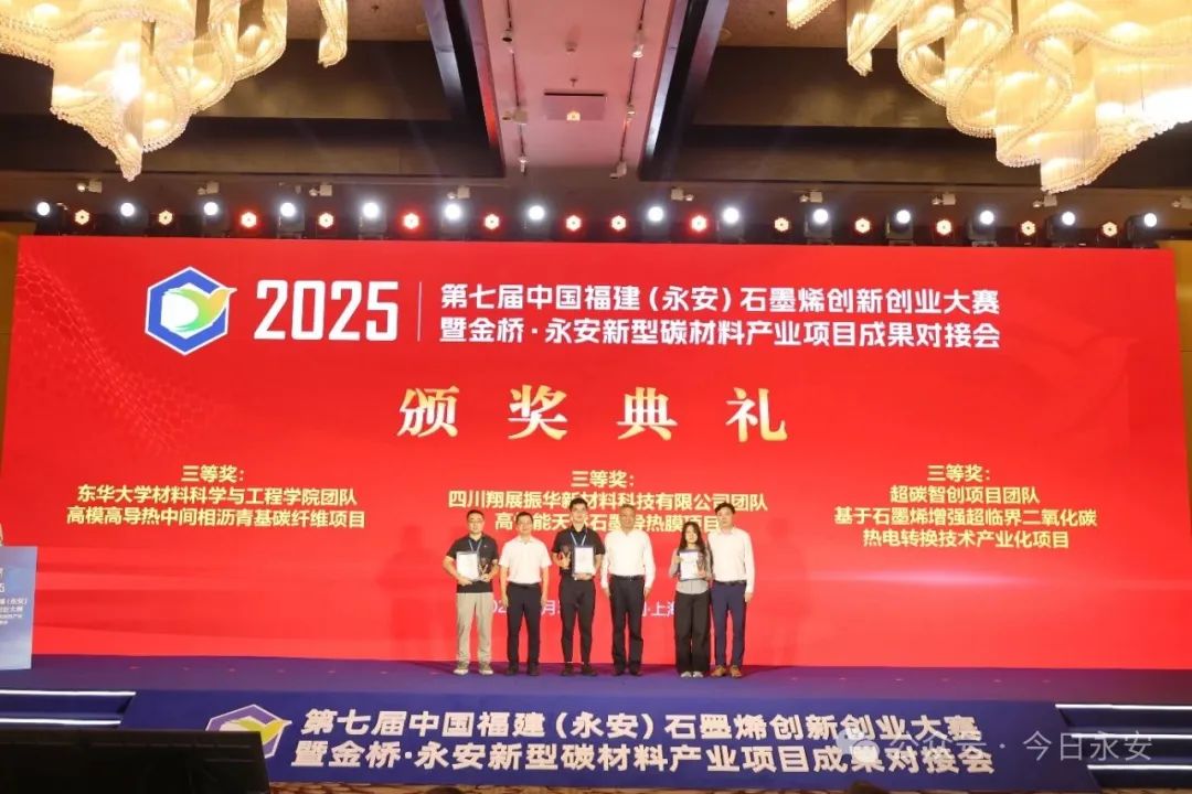 第七届中国福建（永安）石墨烯创新创业大赛暨金桥•永安新型碳材料产业项目成果对接会成功举办