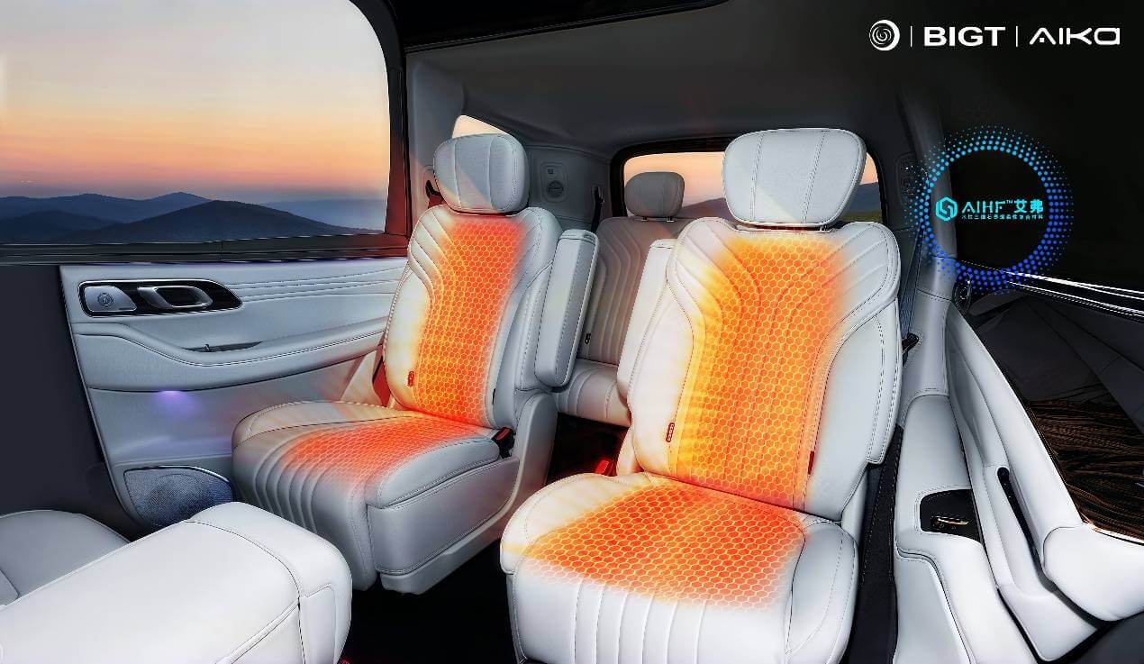 吉利银河 M9 全球预售，艾弗石墨烯乘员舱热舒适性系统亮相