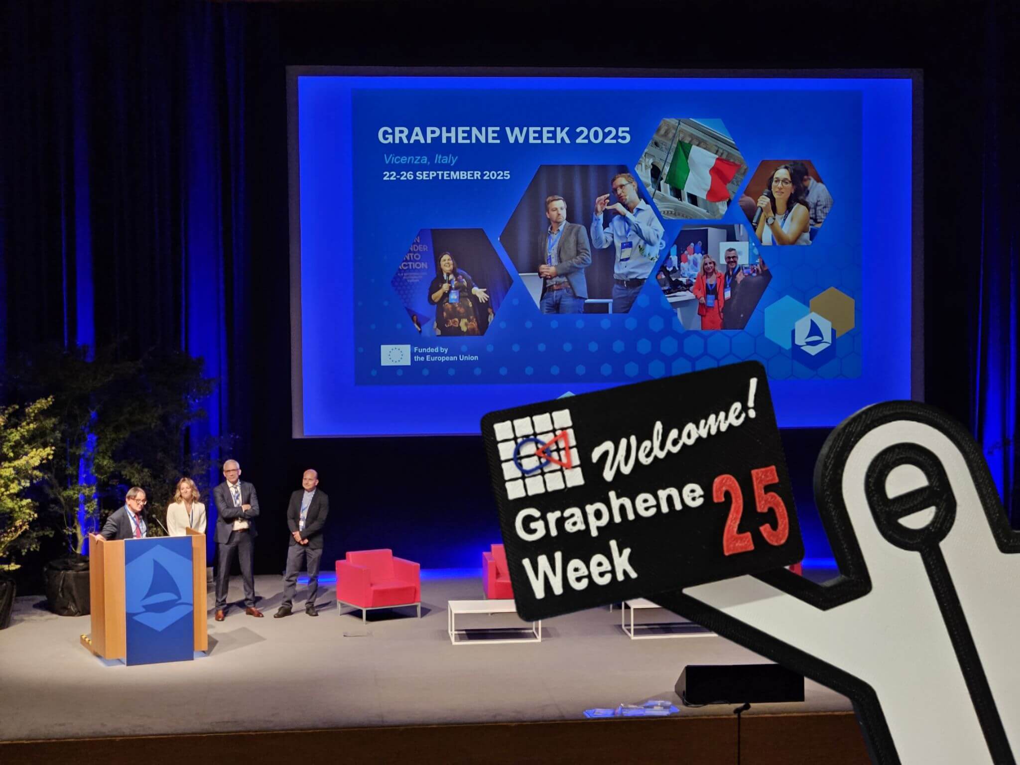 AMOnaut在维琴察2025年石墨烯周的探险之旅