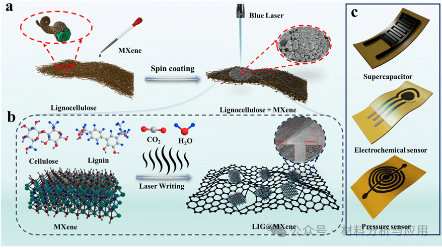 郑州大学《Adv Sci》：激光诱导MXene复合石墨烯基自供能传感器，用于足部健康持续监测