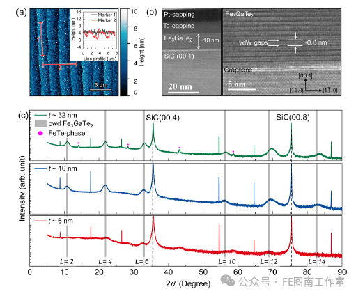 ACS Nano:大规模外延Fe3GaTe2/石墨烯范德华异质结构中室温铁磁性