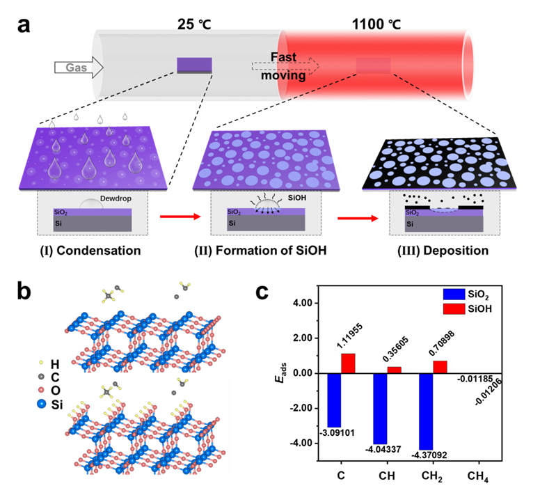 Nano Res.[碳]│中国科学院金属所任文才/马来鹏团队：水珠模板洁净生长石墨烯微米筛，打造高灵敏度NO₂传感器