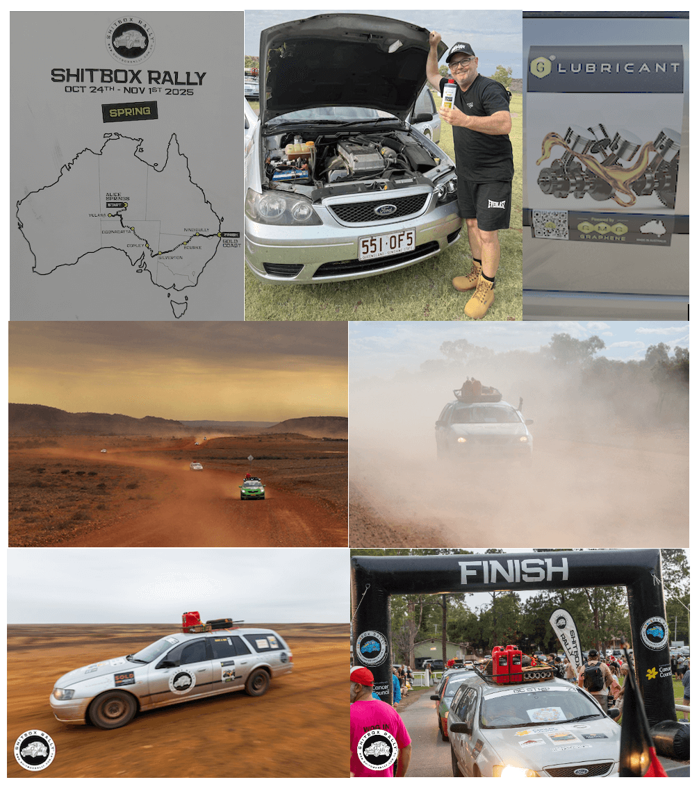 GMG G-LUBRICANT在澳大利亚大型慈善拉力赛中实现13.8%燃油节约