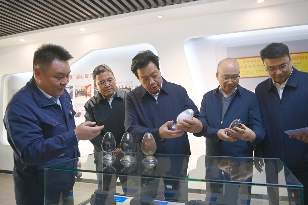 陈得信调研贵州金瑞并慰问干部职工