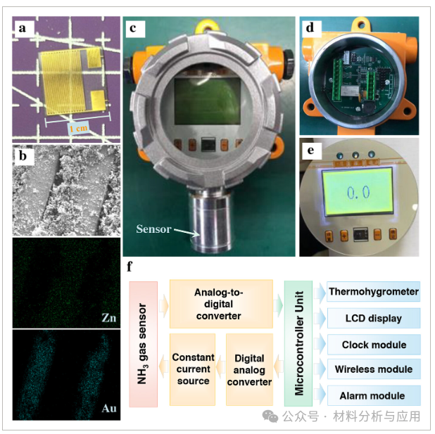 清华大学《Adv Sci》：由多功能ZnO/石墨烯纳米复合材料制备的氨气传感器，用于长期自供电监测