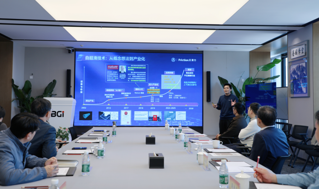 深圳清华大学研究院超滑技术研究所郑泉水院士一行到BGI座谈交流