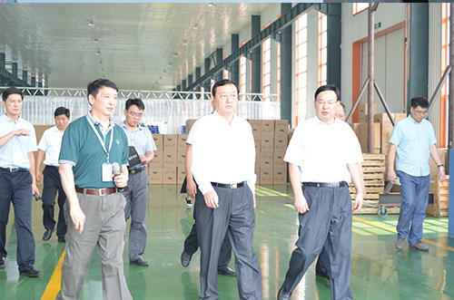 山东省张务锋副省长莅临青岛德通纳米技术有限公司考察指导