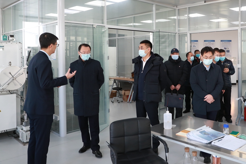 鸡西市委书记于洪涛一行来哈尔滨理工大学调研