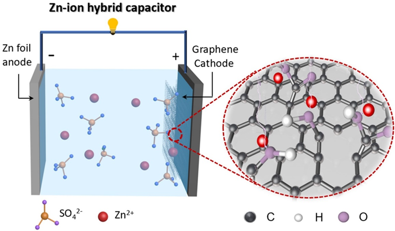 Advanced Functional Materials:锌离子混合电容中氧官能团赝电容机制及贡献优化