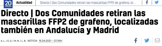 疑对肺部有危险！两大区要求召回两款“中国制造”口罩，马德里感染率连续4周上升