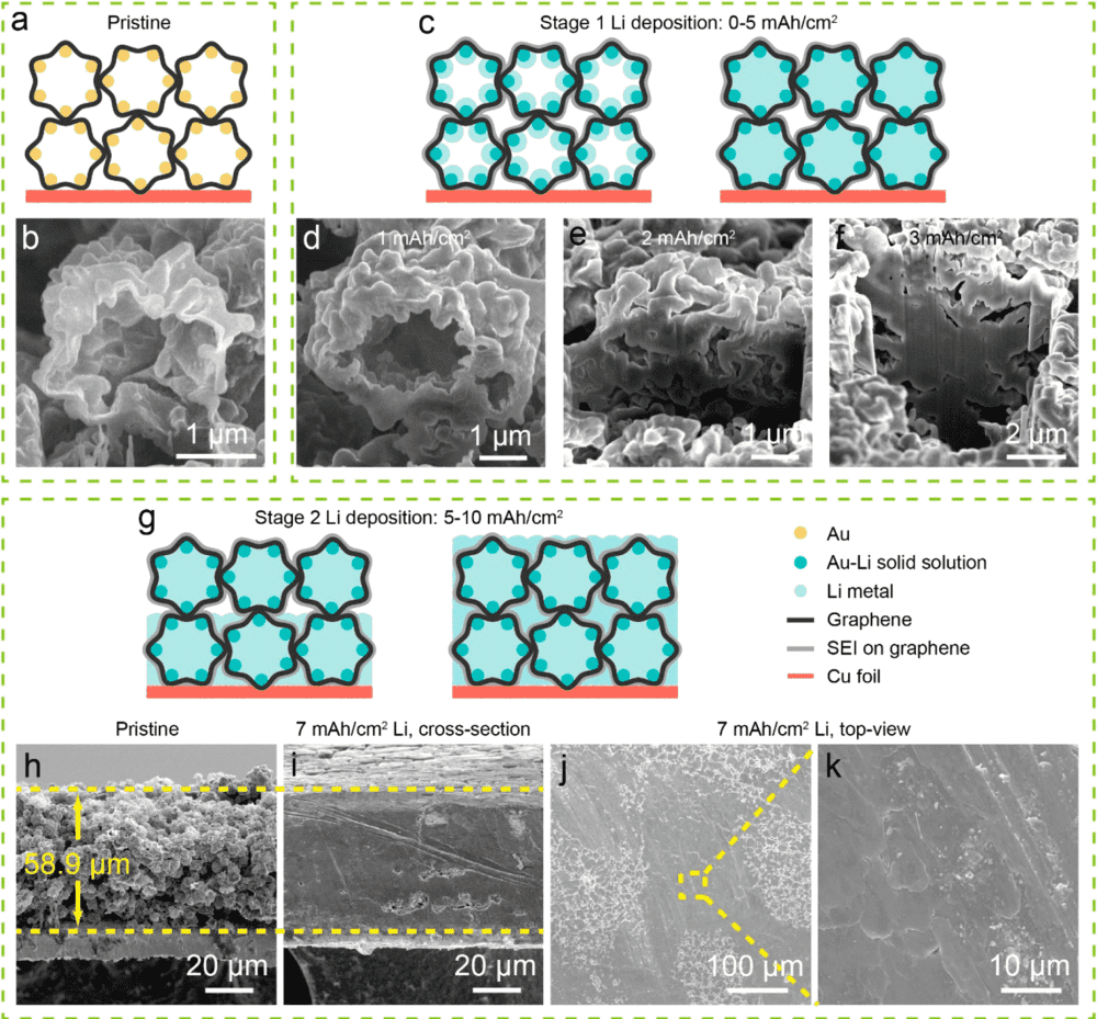 崔屹Nano Lett.：褶皱石墨烯笼用作锂金属优良载体