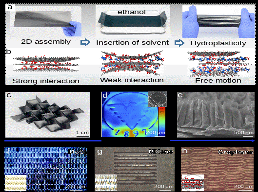 《先进材料》报道南京理工大学化工学院在石墨烯材料再加工方面的新进展